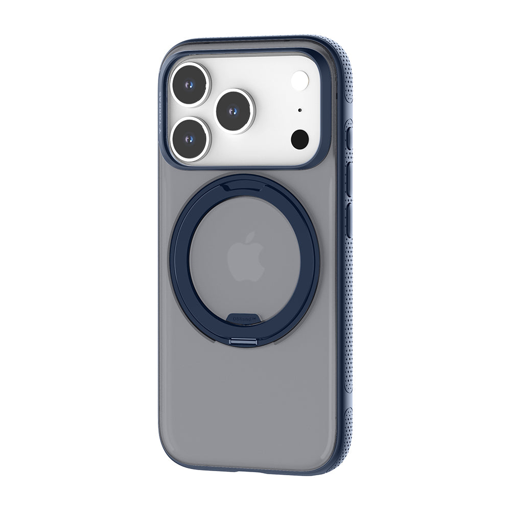 Custodia MagSafe per Apple iPhone 17 Pro Max, Torras, Ostand R Fitness, Blu