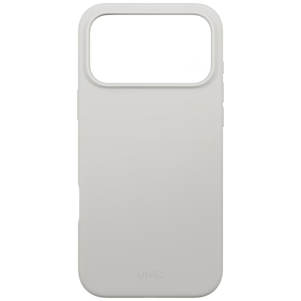 Custodia MagSafe per Apple iPhone 17 Pro Max, UNIQ, Lino MagClick, Grigio
