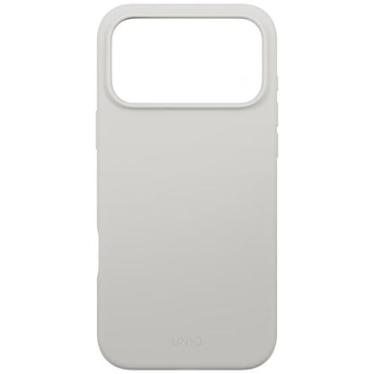 Custodia MagSafe per Apple iPhone 17 Pro Max, UNIQ, Lino MagClick, Grigio