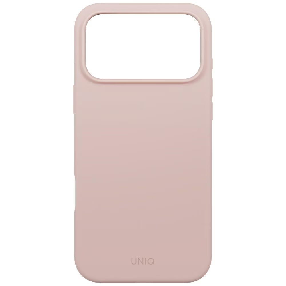 Custodia MagSafe per Apple iPhone 17 Pro Max, UNIQ, Lino MagClick, Rosa