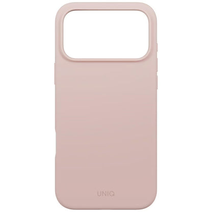 Custodia MagSafe per Apple iPhone 17 Pro Max, UNIQ, Lino MagClick, Rosa