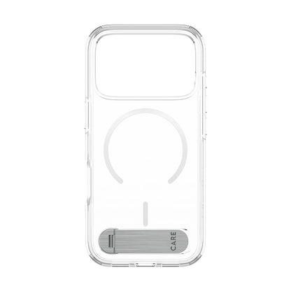 Custodia MagSafe per Apple iPhone 17 Pro, PanzerGlass, con Supporto Kickstand, Trasparente