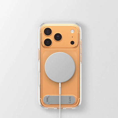 Custodia MagSafe per Apple iPhone 17 Pro, PanzerGlass, con Supporto Kickstand, Trasparente
