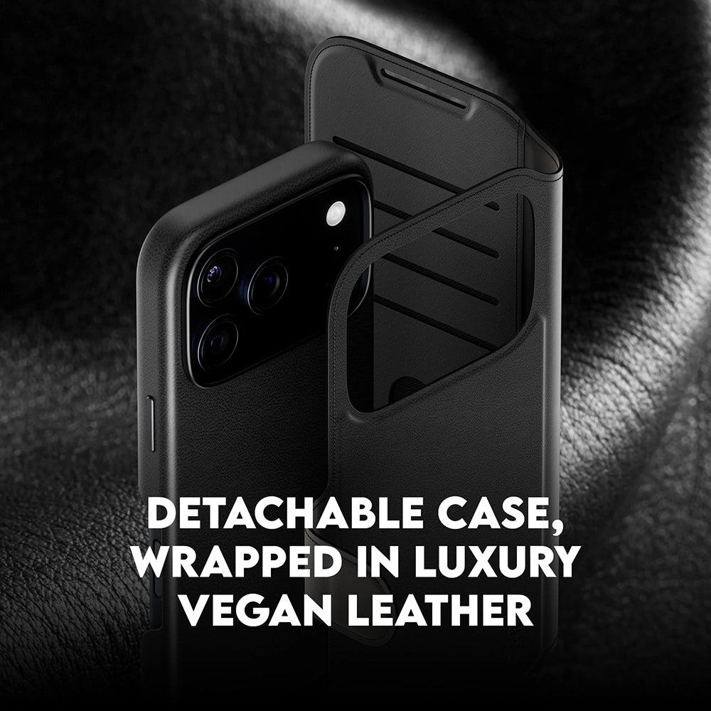 Custodia MagSafe per Apple iPhone 17 Pro, PanzerGlass, Care Feature Tango Two-in-One, Nera