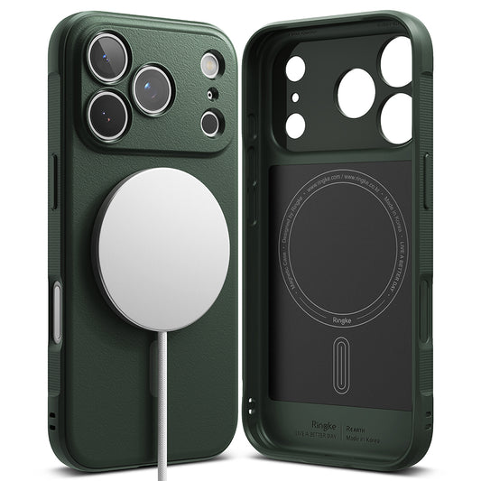 Custodia MagSafe per Apple iPhone 17 Pro, Ringke, Onyx, Verde Scuro