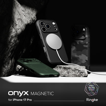 Custodia MagSafe per Apple iPhone 17 Pro, Ringke, Onyx, Verde Scuro