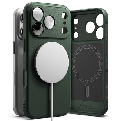 Custodia MagSafe per Apple iPhone 17 Pro, Ringke, Onyx, Verde Scuro