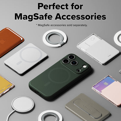 Custodia MagSafe per Apple iPhone 17 Pro, Ringke, Onyx, Verde Scuro