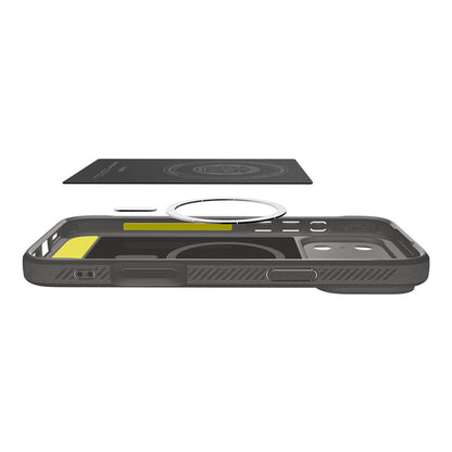 Custodia MagSafe per Apple iPhone 17 Pro, Spigen, Rugged Armor, Grigio