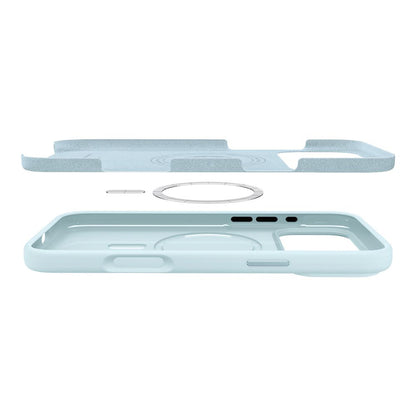 MagSafe Case for Apple iPhone 17 Pro, Spigen, Silicone Fit, Blue