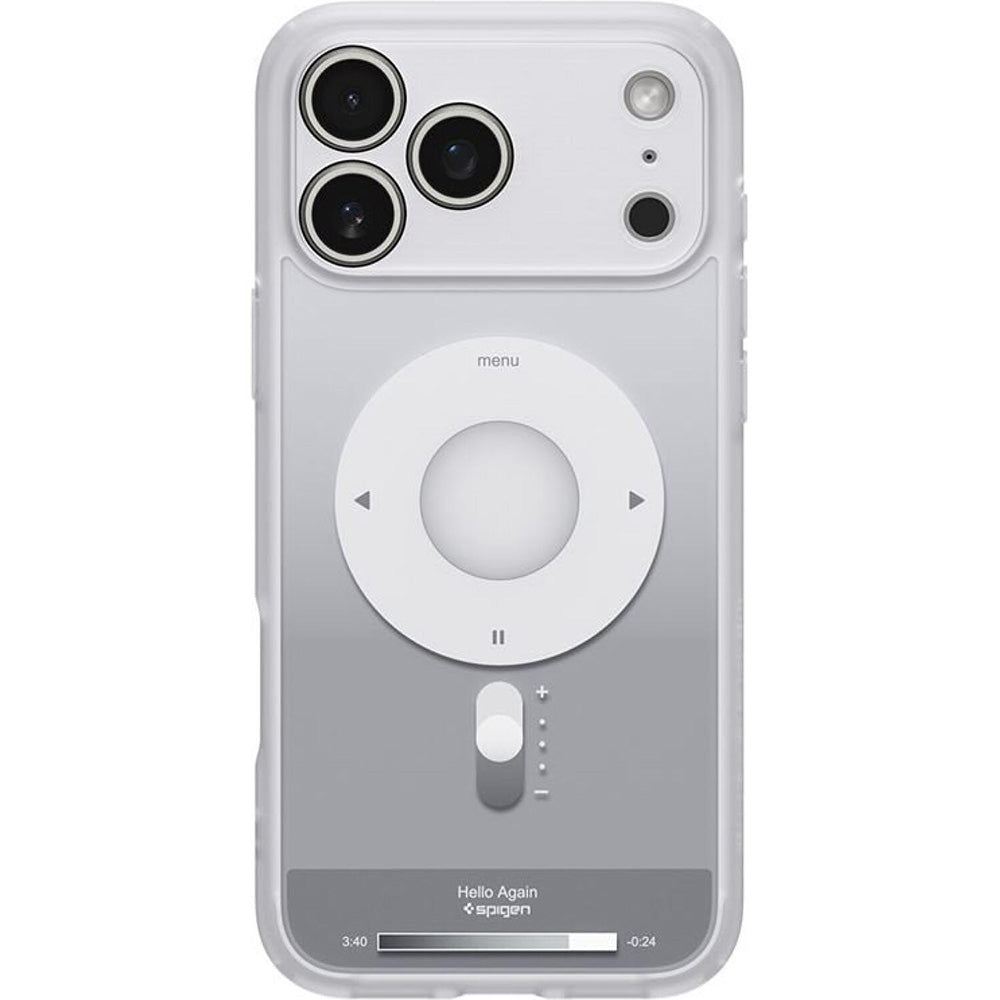 Custodia MagSafe per Apple iPhone 17 Pro, Spigen, Ultra Hybrid Classic, Argento