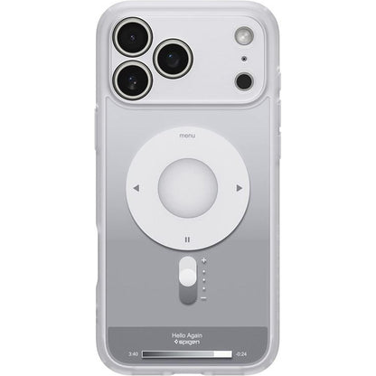 Custodia MagSafe per Apple iPhone 17 Pro, Spigen, Ultra Hybrid Classic, Argento
