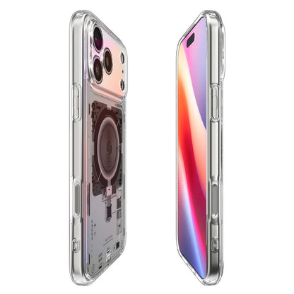 Custodia MagSafe per Apple iPhone 17 Pro, Spigen, Ultra Hybrid, Trasparente