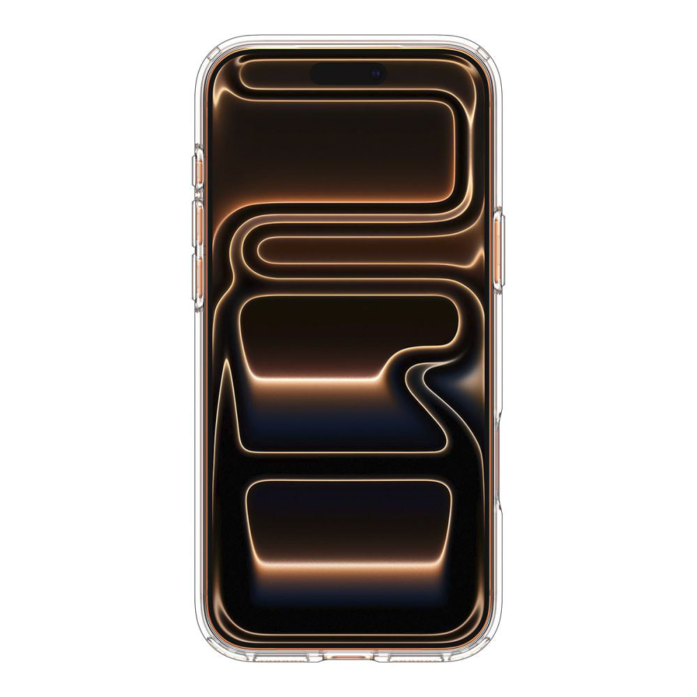 Custodia MagSafe per Apple iPhone 17 Pro, Spigen, Ultra Hybrid, Trasparente Arancione ACS11112