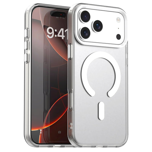 Custodia MagSafe per Apple iPhone 17 Pro, Techsuit, CandyCase, Bianca
