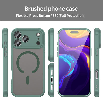 Custodia MagSafe per Apple iPhone 17 Pro, Techsuit, HaloFrost II, Verde