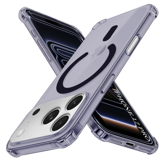 Custodia MagSafe per Apple iPhone 17 Pro, Techsuit, Antiurto, Nera