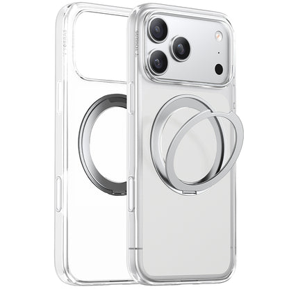 Custodia MagSafe per Apple iPhone 17 Pro, Torras, Ostand Pro, Trasparente