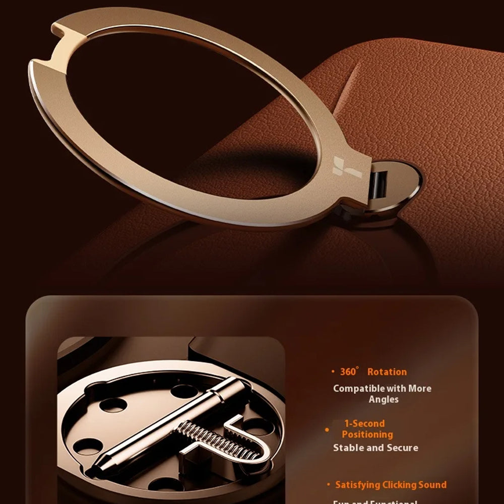 Custodia MagSafe per Apple iPhone 17 Pro, Torras, QPRO Leather, Marrone
