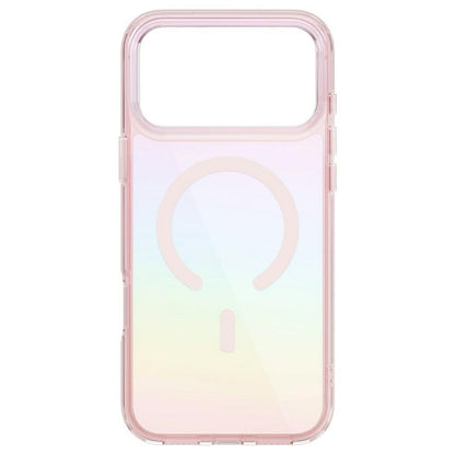 Custodia MagSafe per Apple iPhone 17 Pro, UNIQ, Iridescia MagClick, Blu Pastello