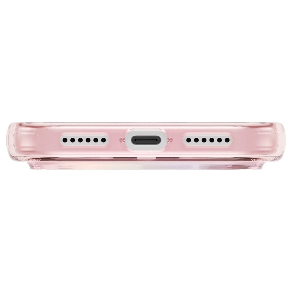 Custodia MagSafe per Apple iPhone 17 Pro, UNIQ, Iridescia MagClick, Blu Pastello