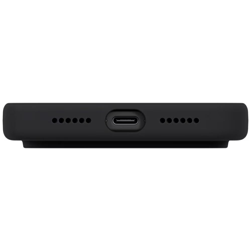 Custodia MagSafe per Apple iPhone 17 Pro, UNIQ, Lino MagClick, Nera