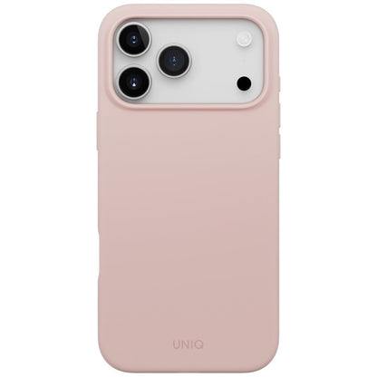 Custodia MagSafe per Apple iPhone 17 Pro, UNIQ, Lino MagClick, Rosa
