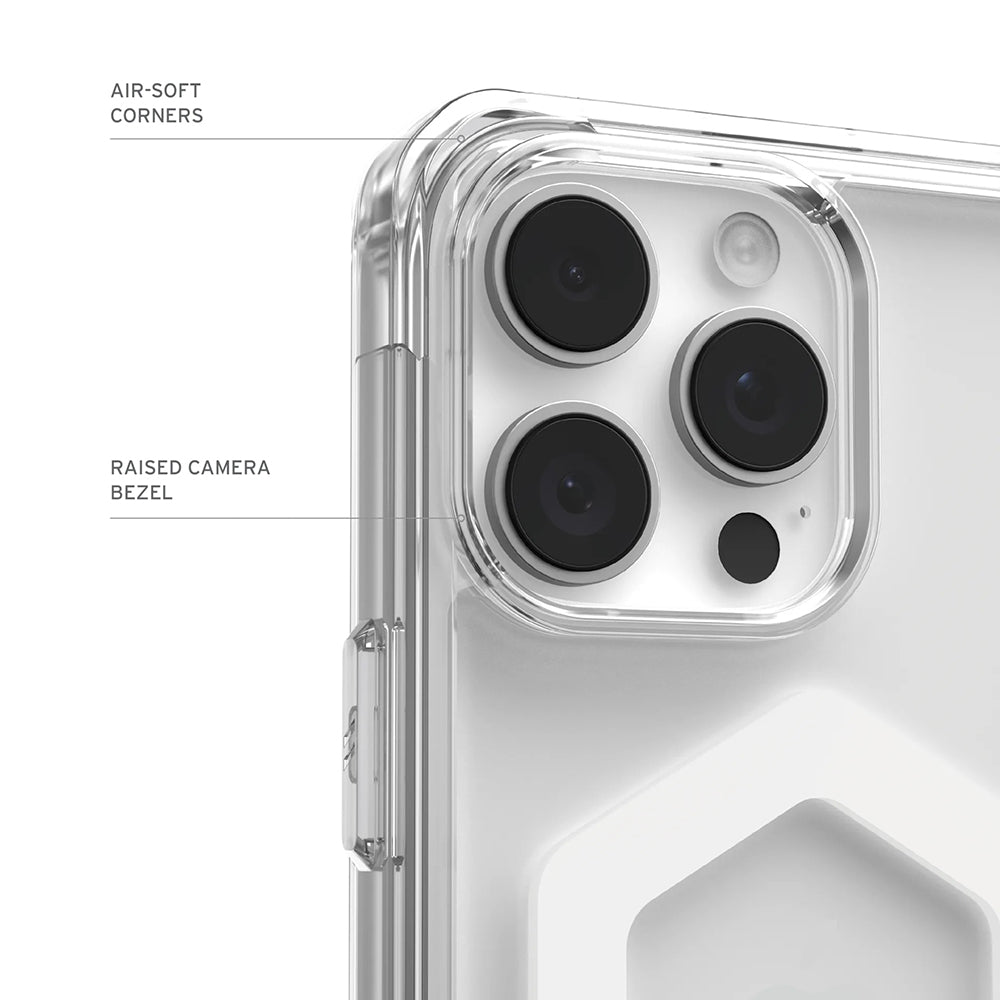 Custodia MagSafe per Apple iPhone 17 Pro, Urban Armor Gear, Plyo, Bianca