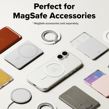 Custodia MagSafe per Apple iPhone 17, Ringke, Fusion, Trasparente