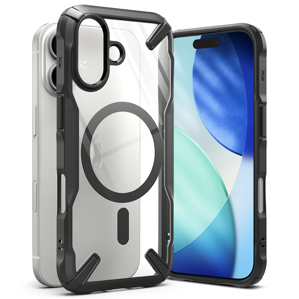 Custodia MagSafe per Apple iPhone 17, Ringke, Fusion X, Nera