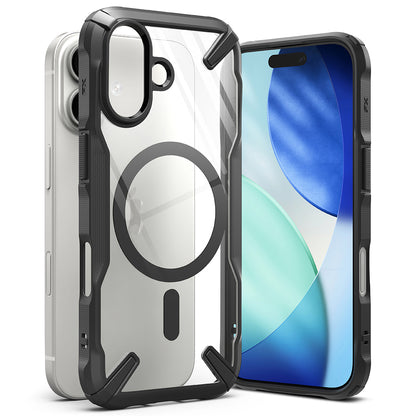 Custodia MagSafe per Apple iPhone 17, Ringke, Fusion X, Nera