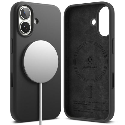 Custodia MagSafe per Apple iPhone 17, Ringke, Silicone, Nera