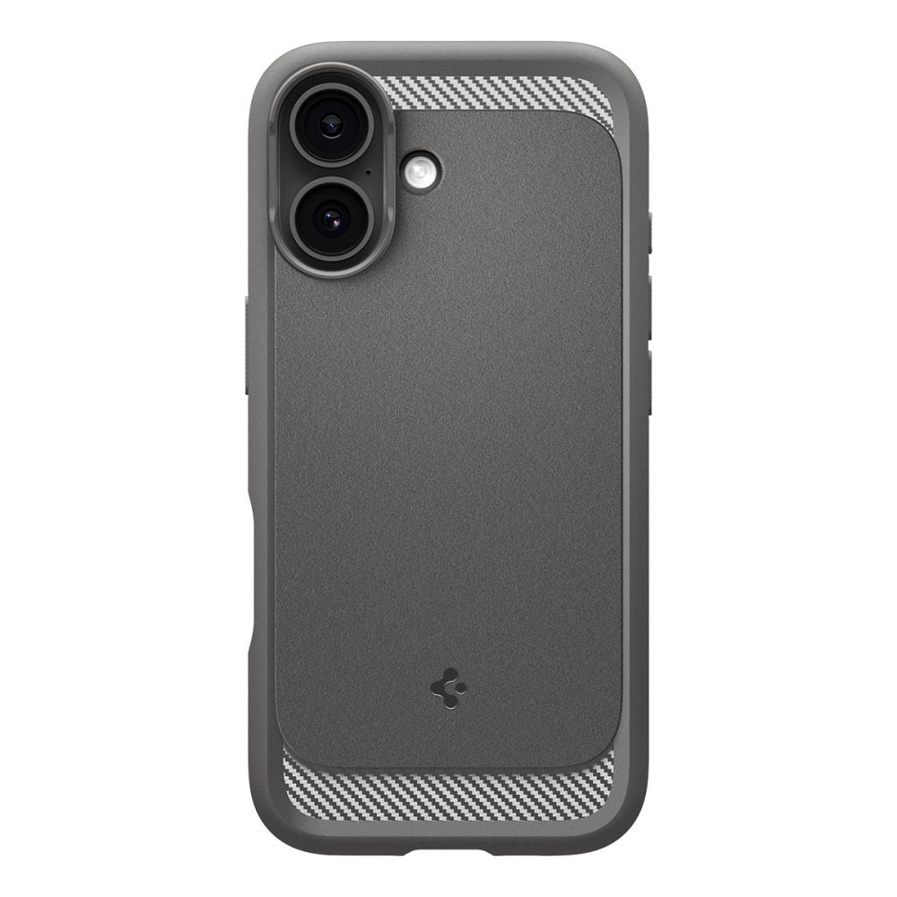 Custodia MagSafe per Apple iPhone 17, Spigen, Rugged Armor, Grigio