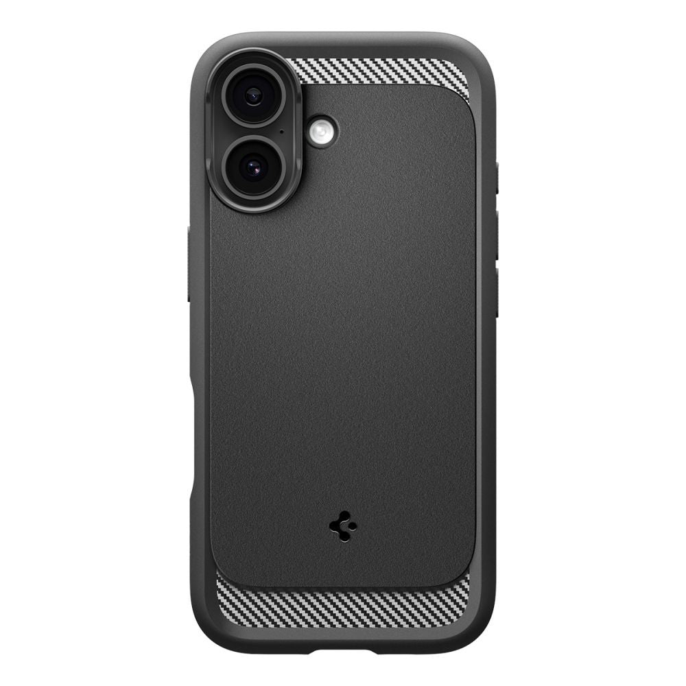 Custodia MagSafe per Apple iPhone 17, Spigen, Rugged Armor, Nera Opaca