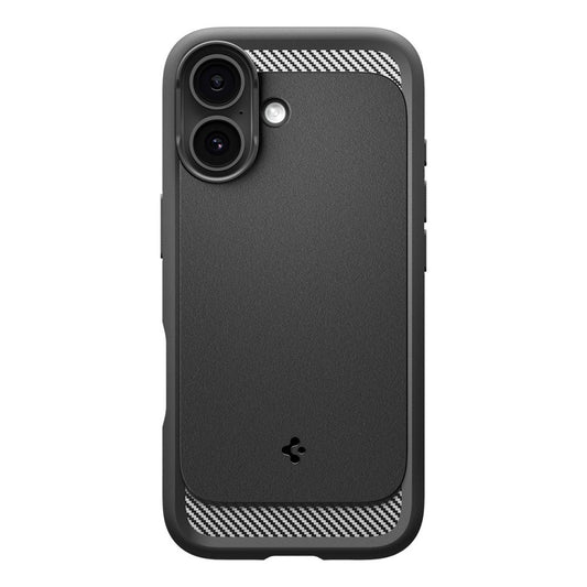 Custodia MagSafe per Apple iPhone 17, Spigen, Rugged Armor, Nera Opaca