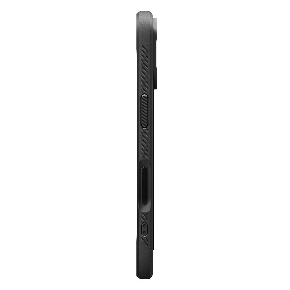 Custodia MagSafe per Apple iPhone 17, Spigen, Rugged Armor, Nera Opaca