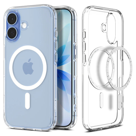 Custodia MagSafe per Apple iPhone 17, Spigen, Ultra Hybrid, Bianca