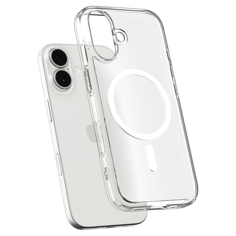 Custodia MagSafe per Apple iPhone 17, Spigen, Ultra Hybrid, Bianco Satinato