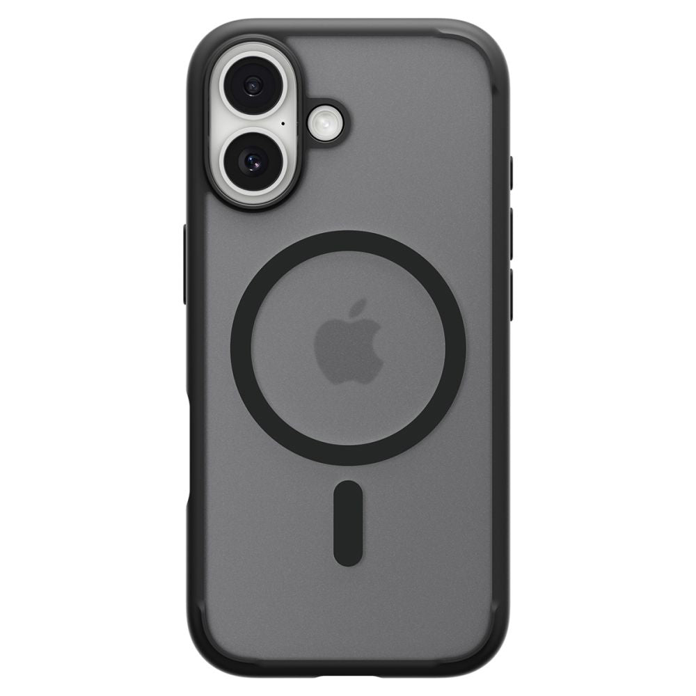 Custodia MagSafe per Apple iPhone 17, Spigen, Ultra Hybrid, Nera Satinata
