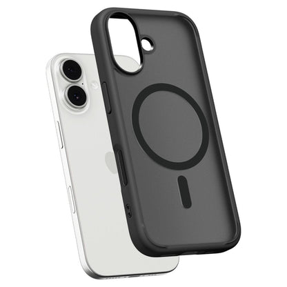 Custodia MagSafe per Apple iPhone 17, Spigen, Ultra Hybrid, Nera Satinata