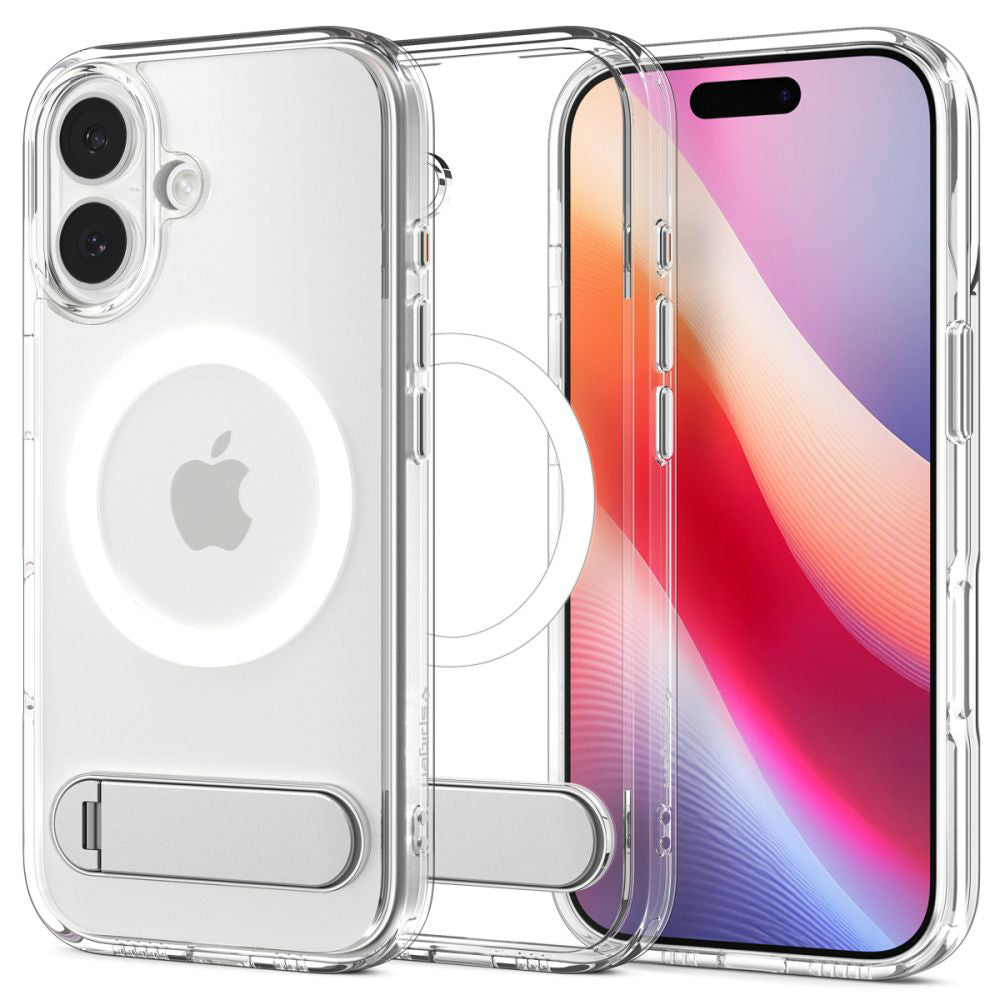 Custodia MagSafe per Apple iPhone 17, Spigen, Ultra Hybrid S, Trasparente
