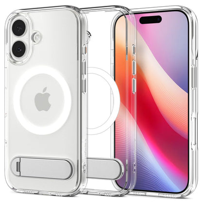 Custodia MagSafe per Apple iPhone 17, Spigen, Ultra Hybrid S, Trasparente