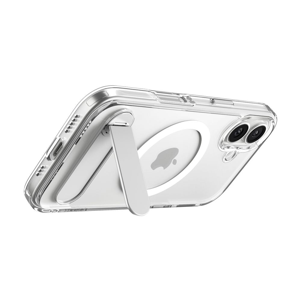 Custodia MagSafe per Apple iPhone 17, Spigen, Ultra Hybrid S, Trasparente