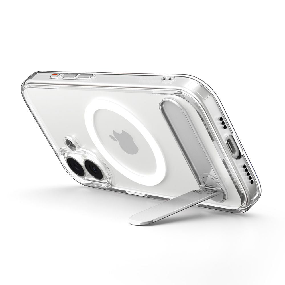 Custodia MagSafe per Apple iPhone 17, Spigen, Ultra Hybrid S, Trasparente