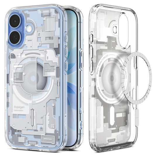 Custodia MagSafe per Apple iPhone 17, Spigen, Ultra Hybrid Zero One, Bianca