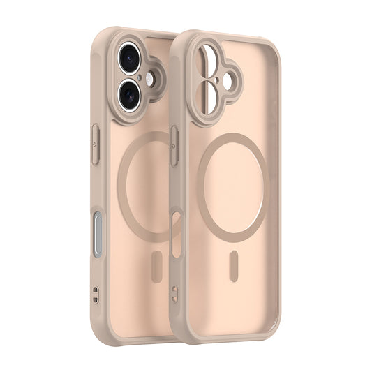 Custodia MagSafe per Apple iPhone 17, Techsuit, HaloFrost II, Dorata