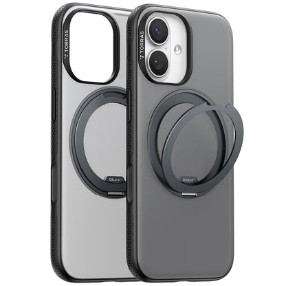 Custodia MagSafe per Apple iPhone 17, Torras, Ostand R Fitness, Nera