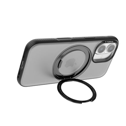 Custodia MagSafe per Apple iPhone 17, Torras, Ostand R Fitness, Nera