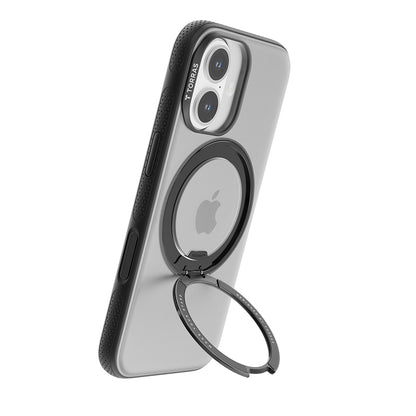 Custodia MagSafe per Apple iPhone 17, Torras, Ostand R Fitness, Nera
