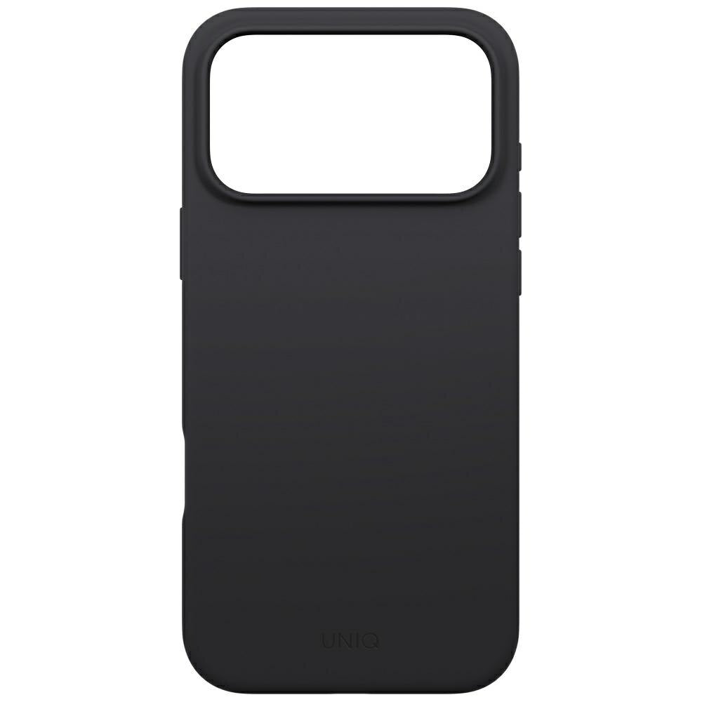 Custodia MagSafe per Apple iPhone 17, UNIQ, Lino MagClick, Nera
